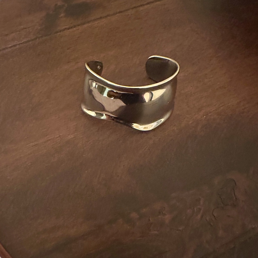 Silver cuff bracelet